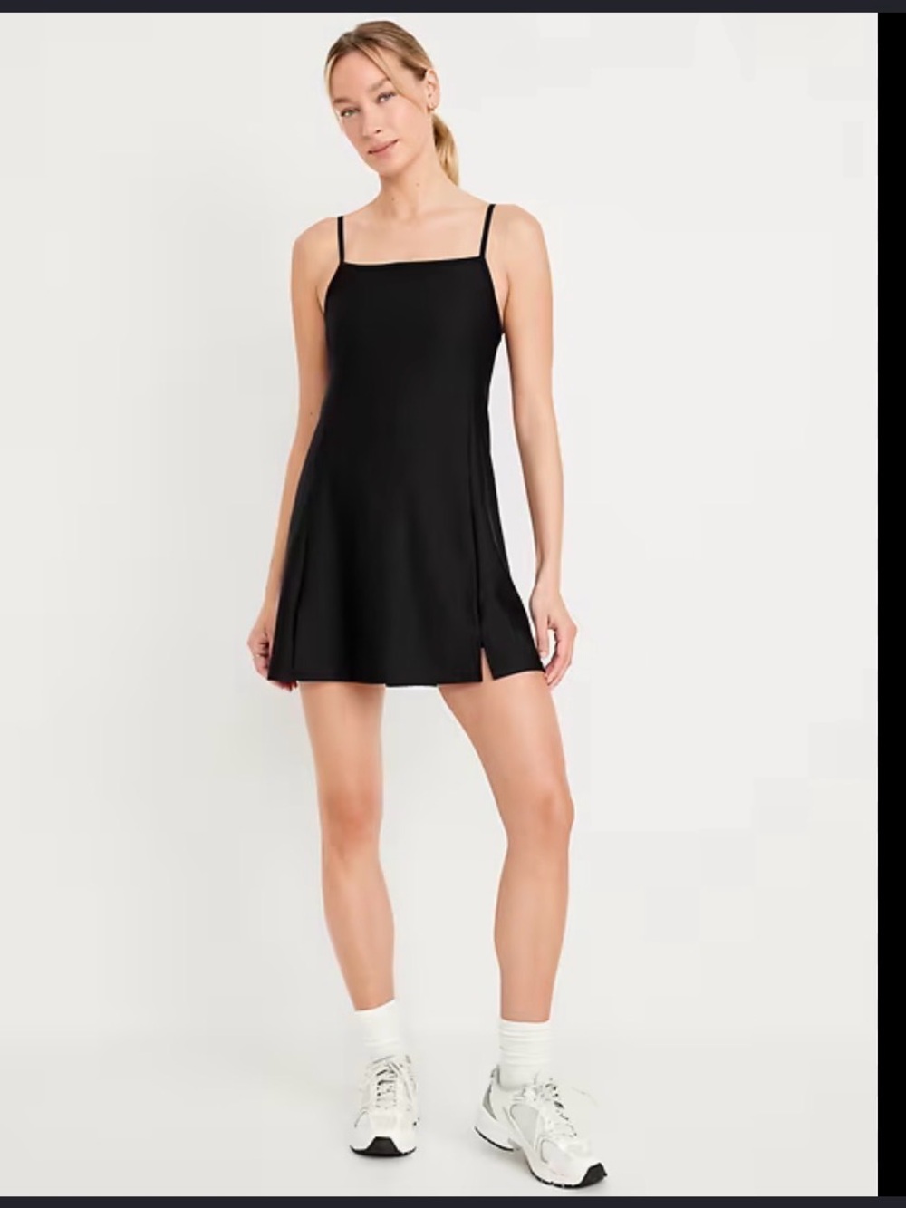 Old Navy Black Power Soft Athletic Dress